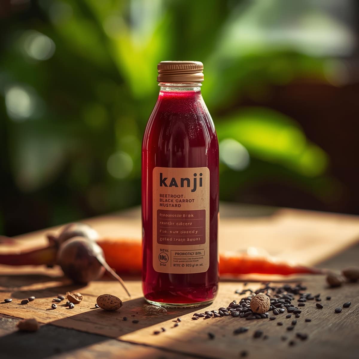 Black Carrot Kanji Recipe - Traditional Indian Drink for Skin & Gut