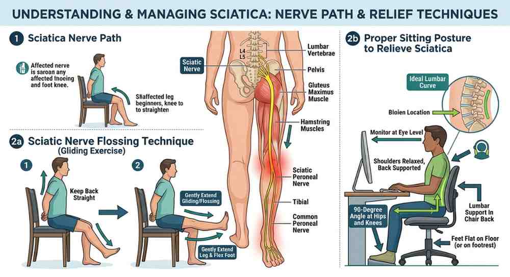 Managing Sciatica at Home: Remedies, Adjustments & Prevention